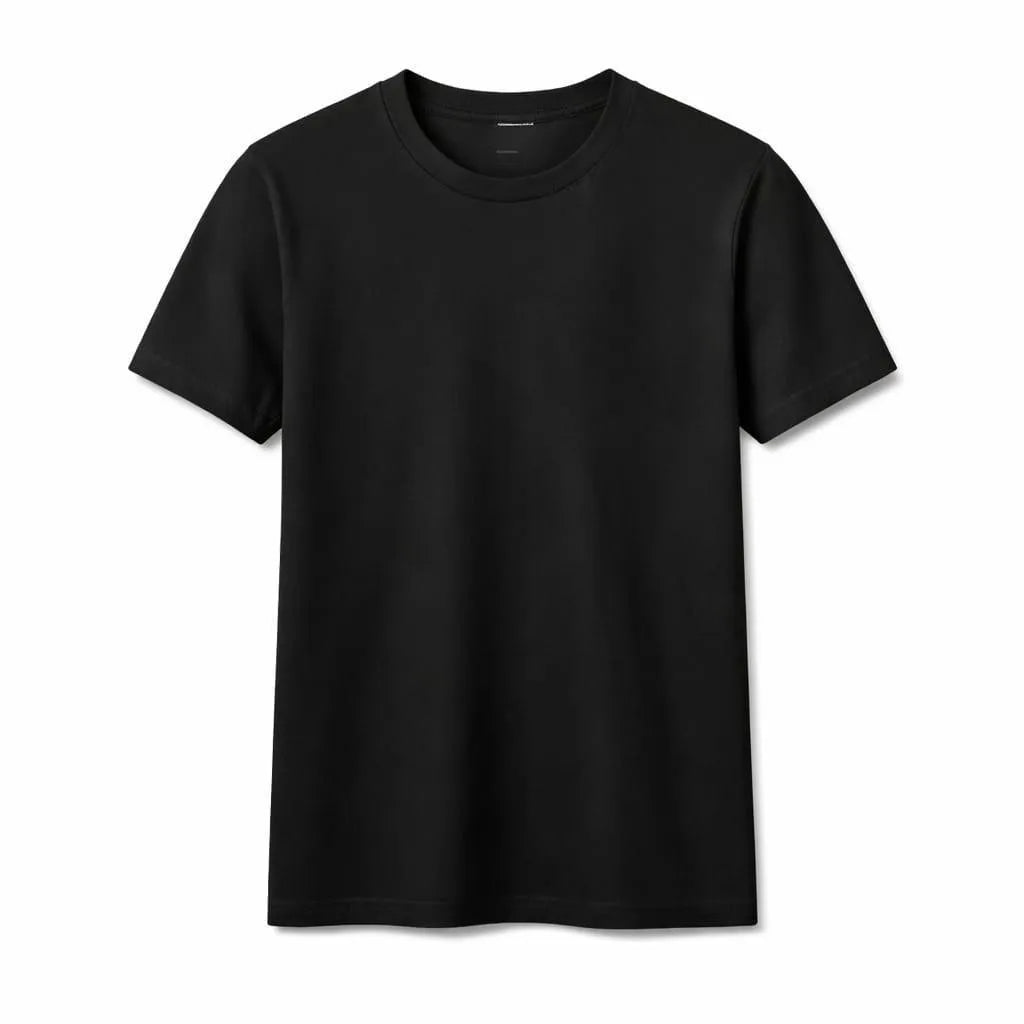 Premium Pack of 3 Crew Neck T-Shirts Black White Olive Green Pehnawa