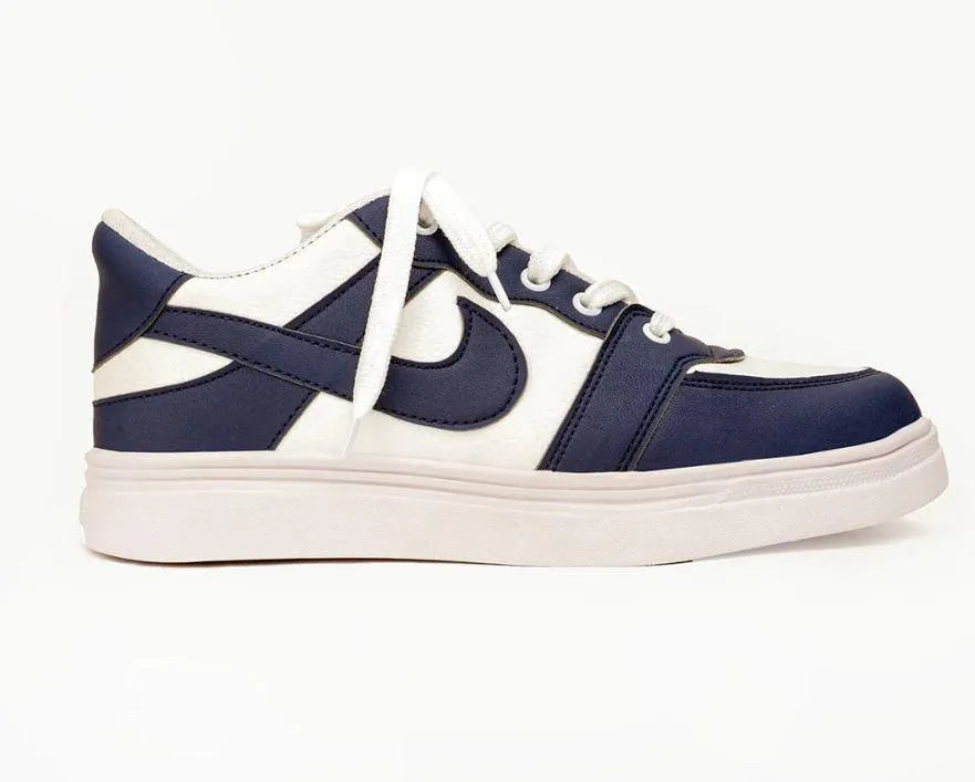 Men's Blue Rexine Sneakers Formal Casual Lightweight Breathable Pehnawa
