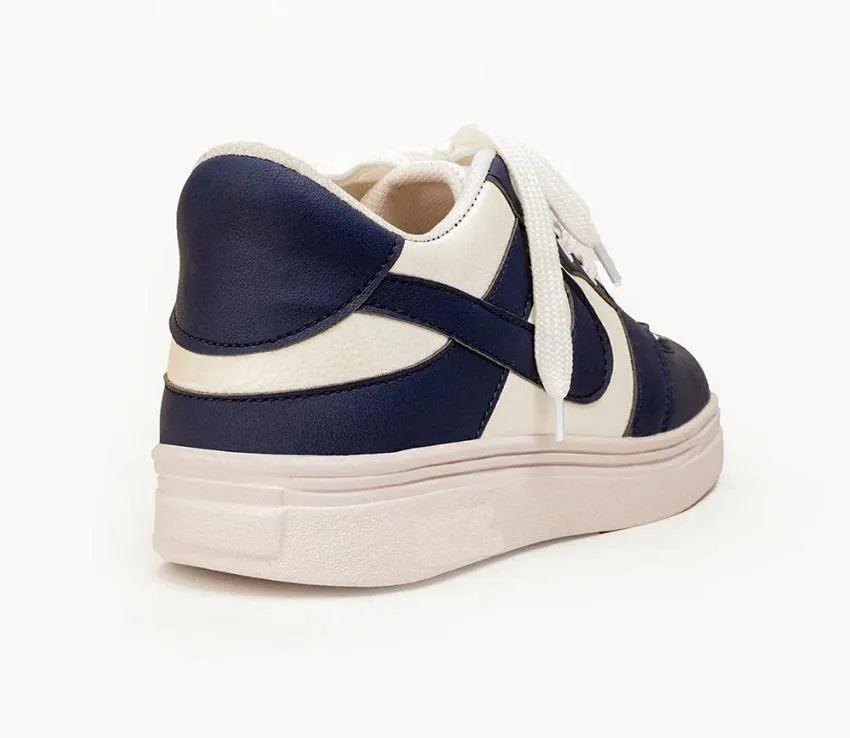 Men's Blue Rexine Sneakers Formal Casual Lightweight Breathable Pehnawa