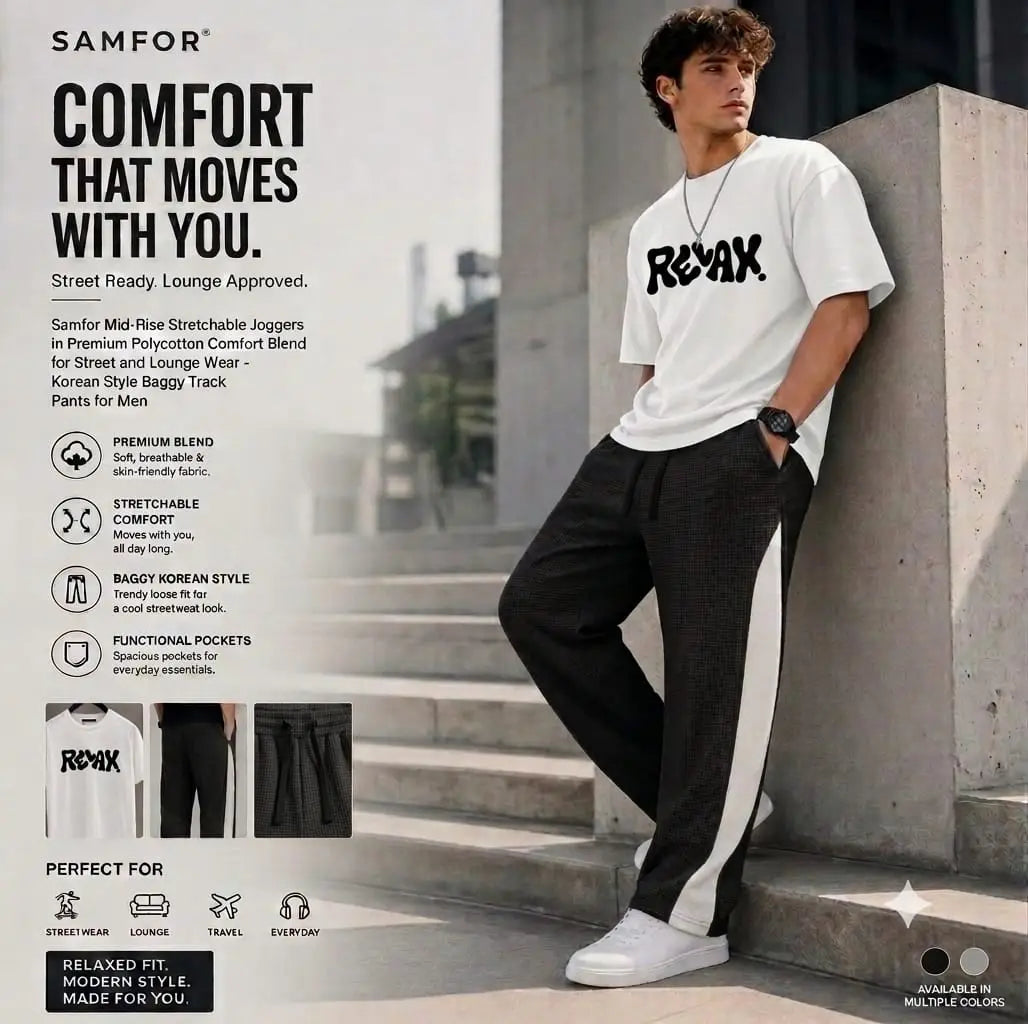 Men's Cotton Plain Track Suit